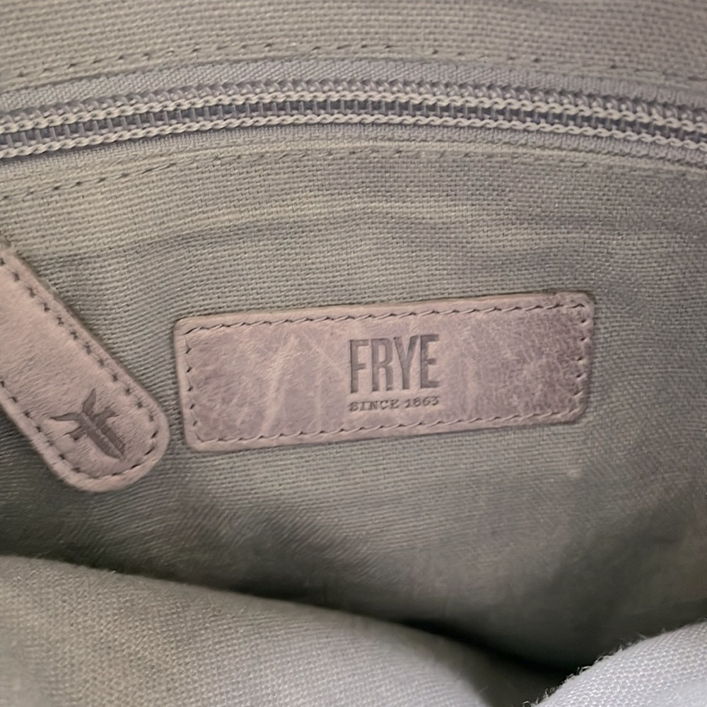 💜 Frye - Melissa Swing Pack Zip Crossbody Bag in Color Amethyst - Picture 16 of 16